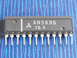 AN5836 DC VOLUME TONE CONTROL IC 600pcs