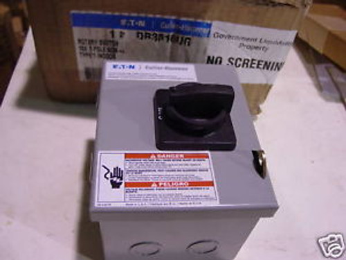 Eaton Cutler Hammer Dr3016Ug 3 Pole Rotary Switch New