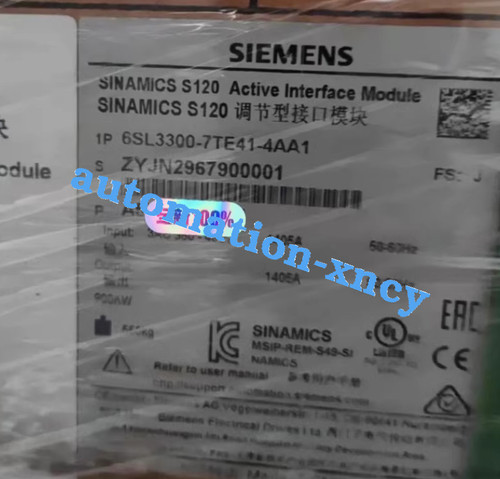 Siemens 6sl3300-7te41-4aa1 Frequency Converter