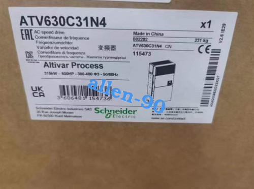 Hp Atv630c31n4 Inverter - 315kw/500hp Variable Frequency Drive
