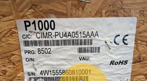 Yaskawa Cimr-pu4a0515aaa Inverter Drive
