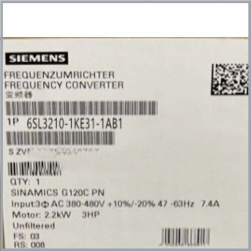 6sl3210-1ke31-1ab1 New Siemens Sinamics G120c Inverter Module 6sl3210-1ke31-1ab1
