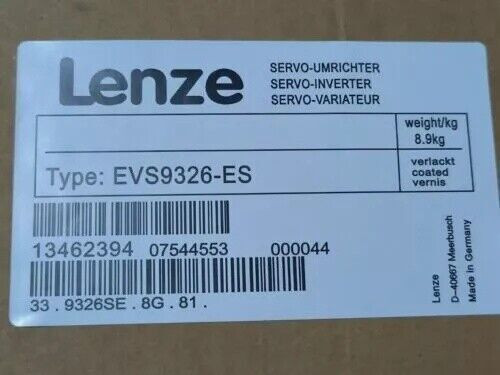 Evs9326-es New Sealed Lenze Servo Driver Inverter Evs9326-es