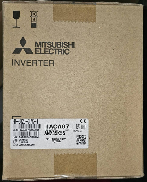 Fr-e820-3.7k-1 New Sealed Mitsubishi Inverter Fr-e820-3.7k-1