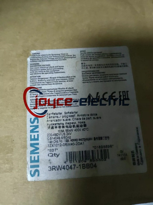 3rw4047-1bb04 New Siemens Soft Starter
