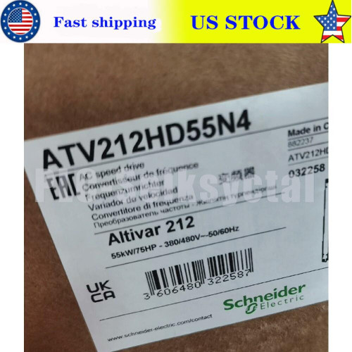 New Schneider Atv212hd55n4 Frequency Converter Atv212hd55n4