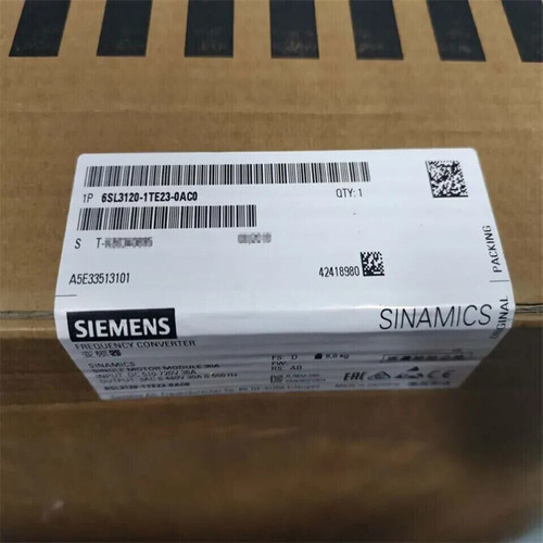 6sl3120-1te23-0ac0 New Siemens S120 Single Motor Module 6sl3120-1te23-0ac0 Ipcs