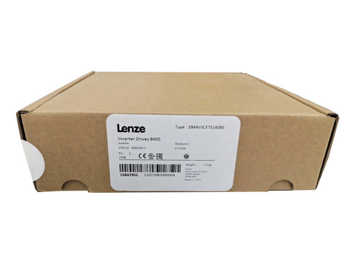 E82ev551k4c200 1pc New Sealed Lenze Inverter 8200 Vector 1.5kw E82ev551k4c200