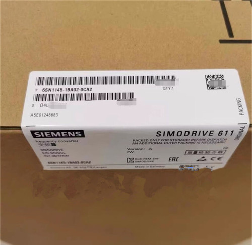 6sn1145-1ba02-0ca2 New Siemens Simodrive 611 Power Module 6sn1145-1ba02-0ca2