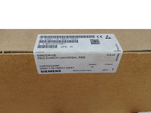 6sn1118-1nk01-0aa1 New Siemens Simodrive Digital Control 6sn1118-1nk01-0aa1