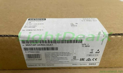 1pcs New Siemens Power Supply 6es7407-0kr02-0aa1 6es7 407-0kr02-0aa1