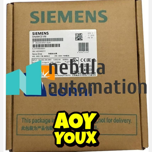 6sl3210-5fb11-0ua1 6sl3 210-5fb11-0ua1 New Siemens Sinamics V90 Converter
