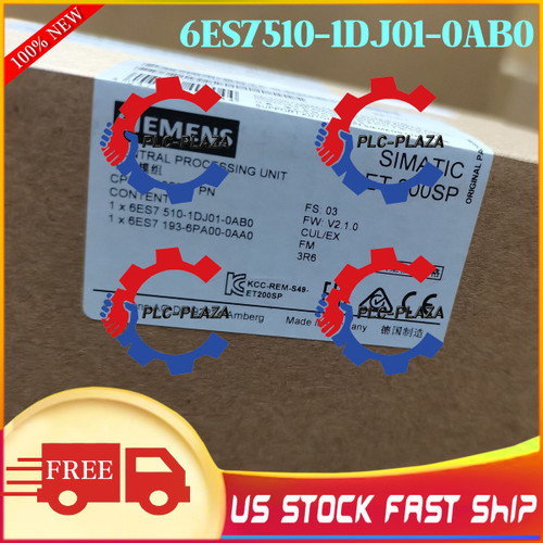 1pc New 6es7510-1dj01-0ab0 Siemens with 1 Year Warranty