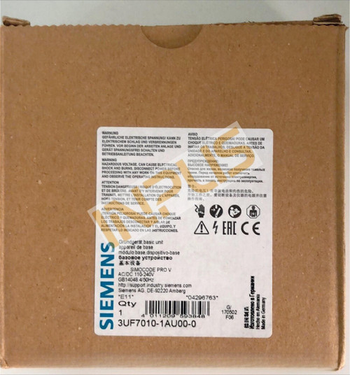 3uf7010-1au00-0 1x New Siemens Simocode Profibus Dp Interface Module 110-240vdc
