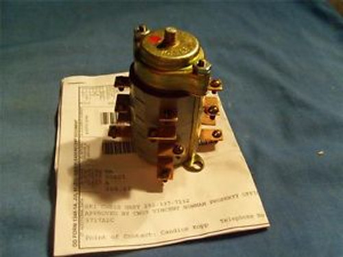 Electro Rotary Switch # 111604Lb  4 Section 10A 120V