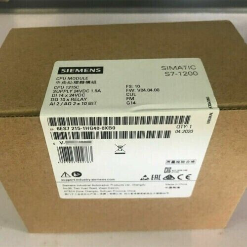 6es7215-1hg40-0xb0 1pcs New Siemens 6es7 215-1hg40-0xb0 Central Processing Unit