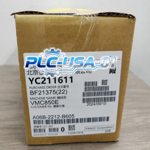 A06b-2212-b605 1pcs New Fanuc A06b-2212-b605 Servo Motorment