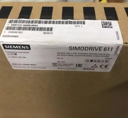 6sn1123-1aa00-0ha2 New Siemens 6sn1 123-1aa00-0ha2 Simodrive 611 Power Module a