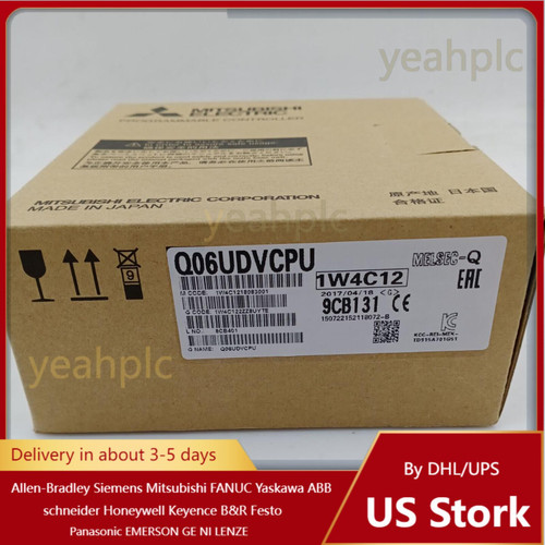 Mitsubishi Q06udvcpu Plc Module 1pc New