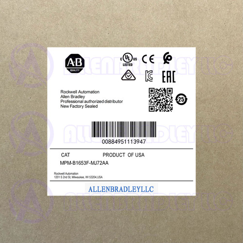 Mpm-b1653f-mj72aa Ab Servo Motormpmb1653fmj72aa Gqy0