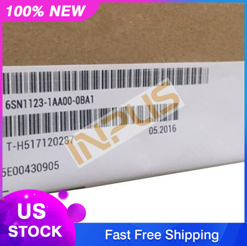 6sn1123-1aa00-0ba1 1x New Siemens Simodrive 611 Power Module 6sn11231aa000ba1