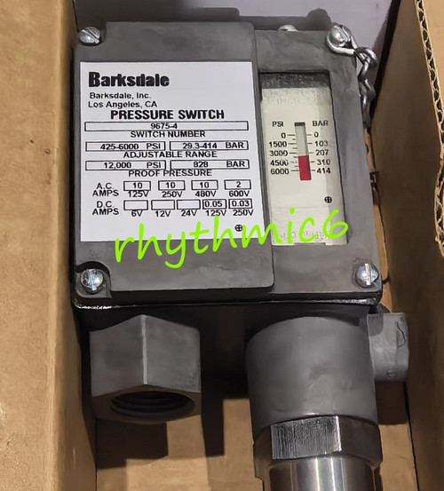New 9675-4 Pressure Switch 9675-4 Barksdale