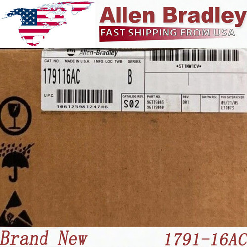 Brand Ab 1791-16ac Module 16 Inputs/ 16 Outputs 120v 179116ac