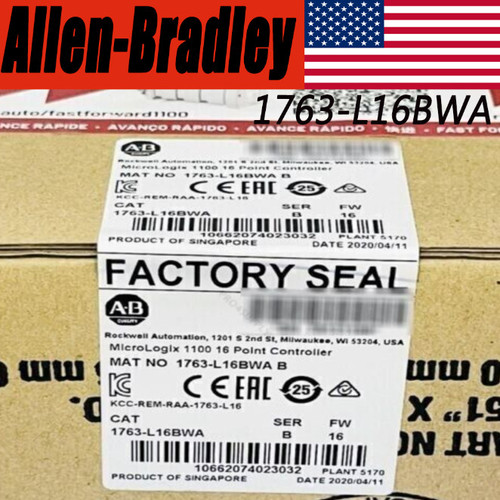 New Unopened Ab 1763-l16bwa Micrologix 1100 16 Point Controller