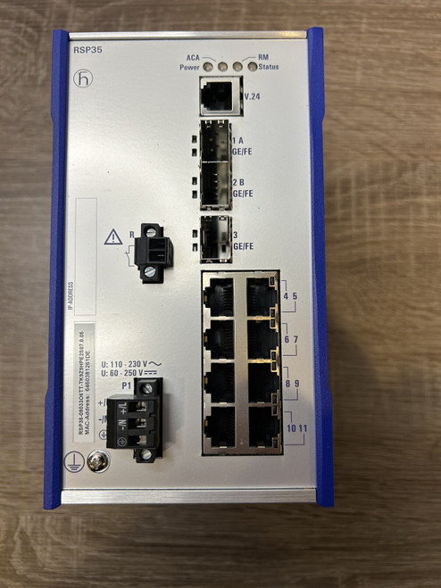 Belden Hirschmann Rsp-35 07.0.05 Managed Rail Switch Industrial Ethernet Switch