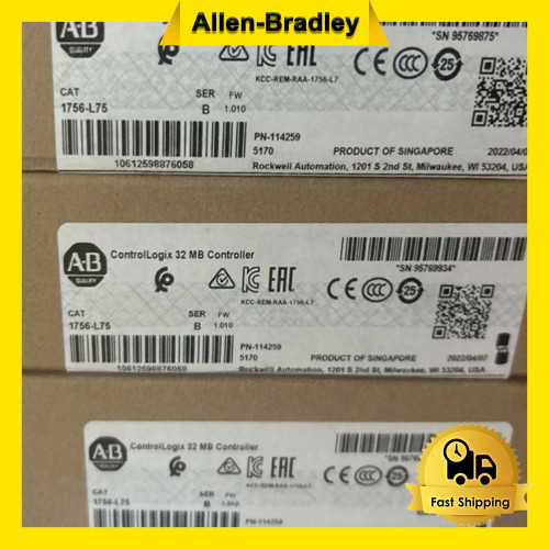 Ab 1756-l75 Ab Ser B Controllogix Processor Ab 1756 L75 Us Ab 1756l75 Plc