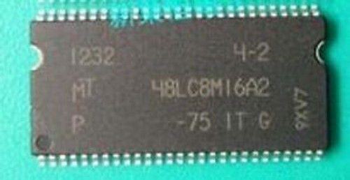 (250 pcs) MT48LC8M16A2P-75IT DRAM SDRAM 128M-Bit 8Mx16 3.3V 54-Pin TSOP-IIT/R