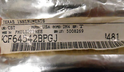 481 ~ Texas Instruments CF64542BPGJ CSI DM4 T IC NEW FACTORY PAK