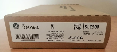 Allen Bradley 1746-oa16 /d Slc 500 Module