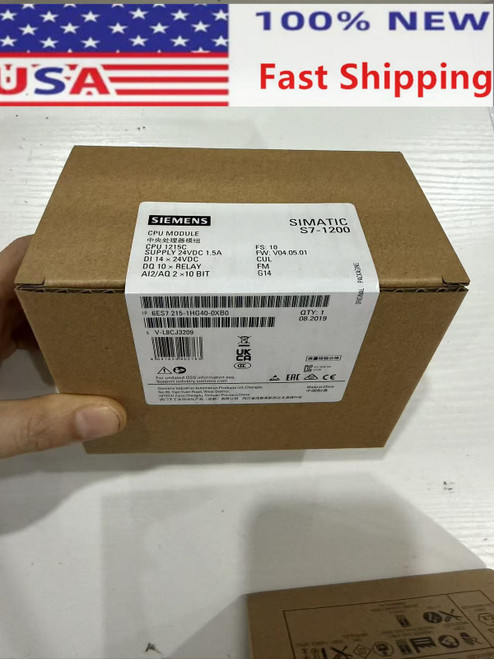 6es7 215-1hg40-0xb0 New Siemens 6es7215-1hg40-0xb0 1hg40-oxbo S7-1200 Cpu 1215c