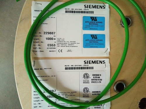 Siemens 1000 Meter Profinet Cable 6xv1840-2ah10, 6xv1840-2au10 Orginal Brandnew