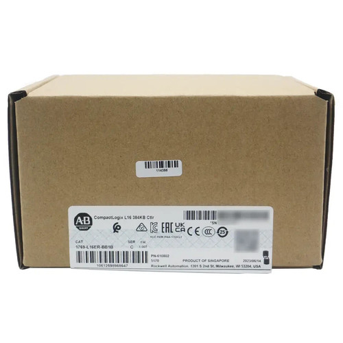 New 1769-l16er-bb1b Compactlogix L16 384kb Controller 24 Vdc