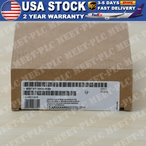 1pc Siemens 6es7317-2ek14-0ab0 6es7 317-2ek14-0ab0 New