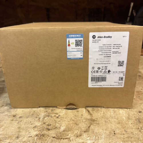 100s-e190ed12c Safety Contactor Ab New 100se190ed12c