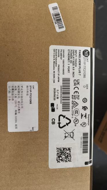Allen Bradley 2711p-t7c21d8s Ser B Hmi Panelview Plus 7 Terminal New