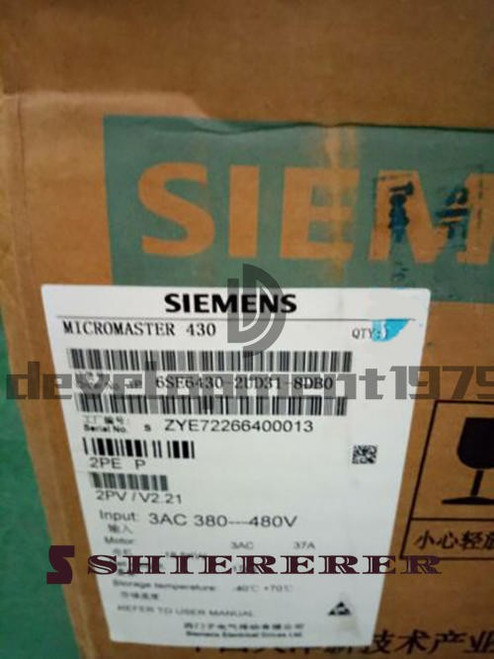 One New Siemens 6se6430-2ud31-8db0 6se6 430-2ud31-8db0