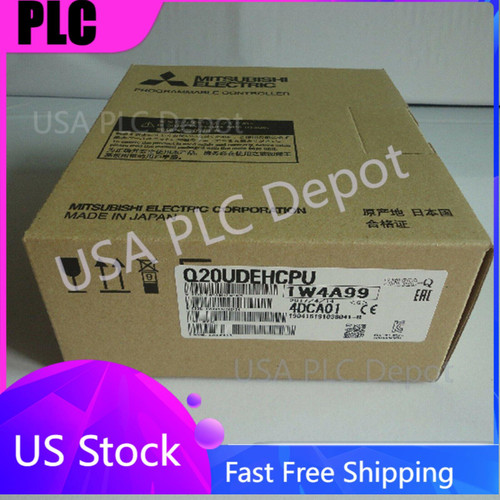 One New Mitsubishi Q20udehcpu Plc Module Q20udehcpu