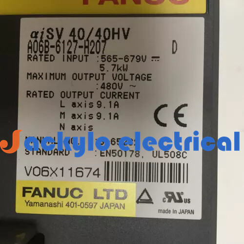 Fanuc A06b-6127-h207 Servo Driver Amplifer 1-year Warranty
