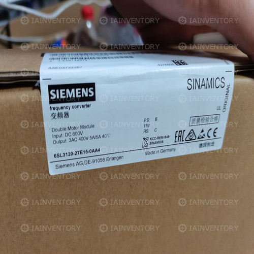 1pc New Siemens 6sl3120-2te15-0aa4 Us Stock Warranty Included