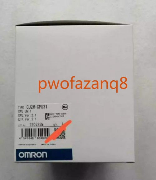 1 Pcs New Omron Plc Module Cj2m-cpu31