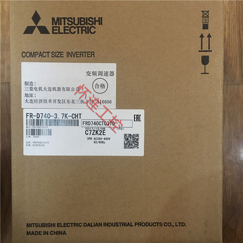 Mitsubishi Inverter Fr-d740-3.7k-cht New Free
