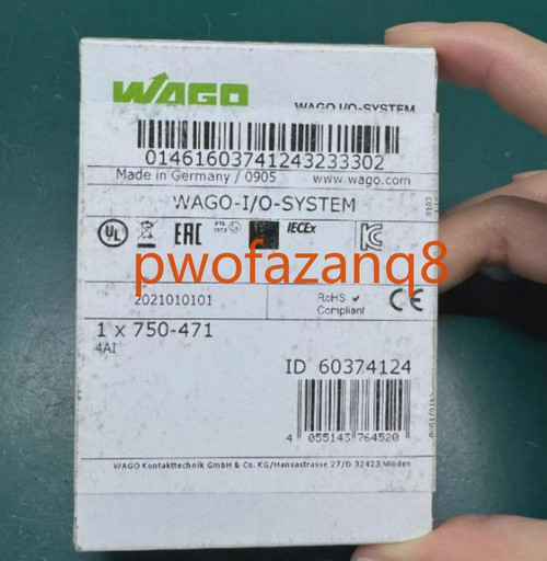 1 Pcs New Wago Plc Module 750-471