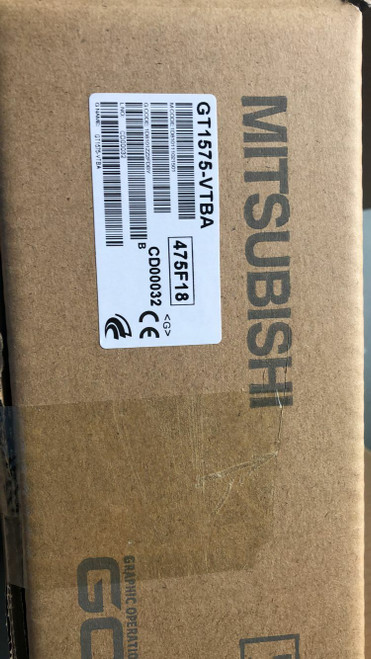 1pc New Mitsubishi Hmi Gt1575-vtba Touch Panel Gt1575vtba