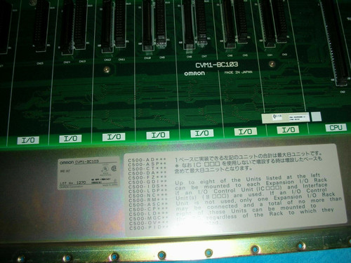 Omron Plc Cvm1-bc103 New Free