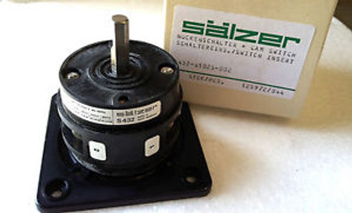 Salzer S432 61025 Rotary Cam Switch Motor  P/Ac3 40-60Hz S?Â?Ñlzer S432-61025-002