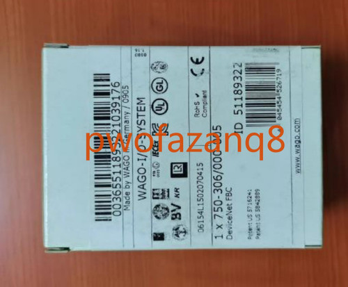 1 Pcs New Wago Plc Module 750-306/000-005